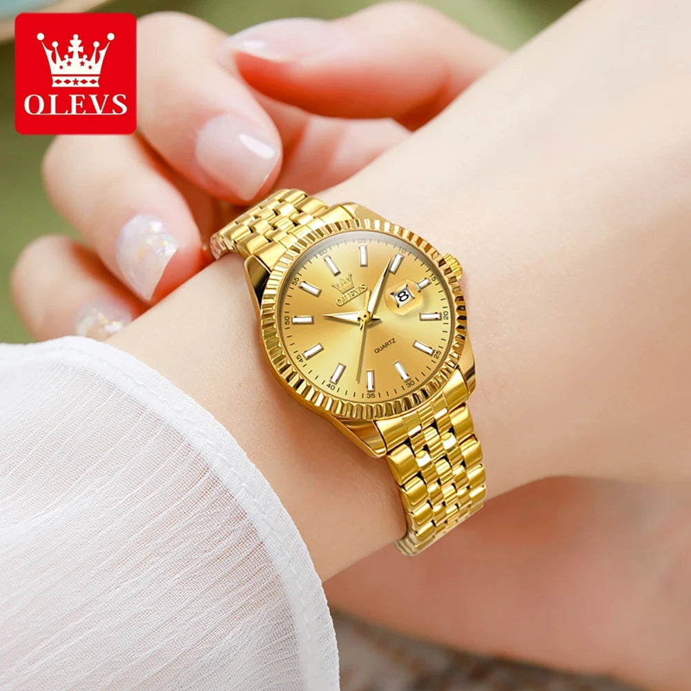 montre à quartz étanche pour femme