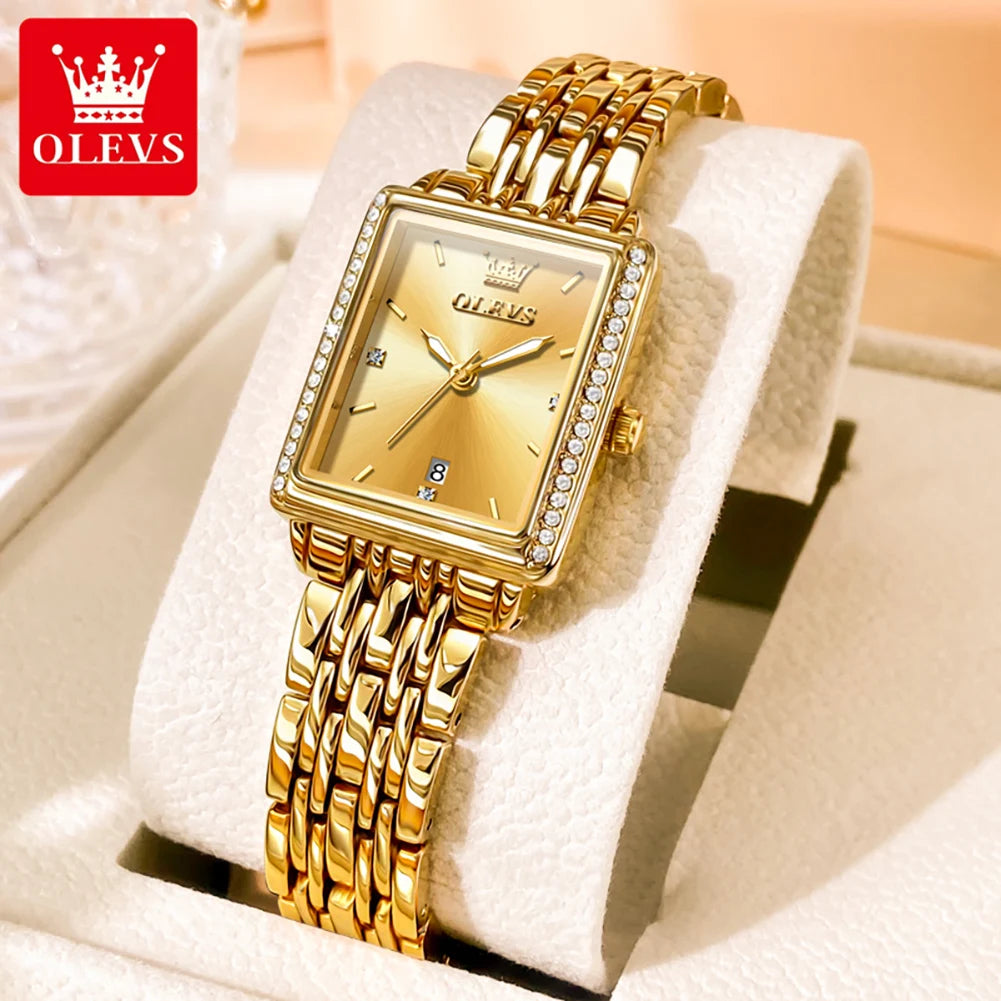 montre à quartz pour dame,  marque  de luxe,  étanche,