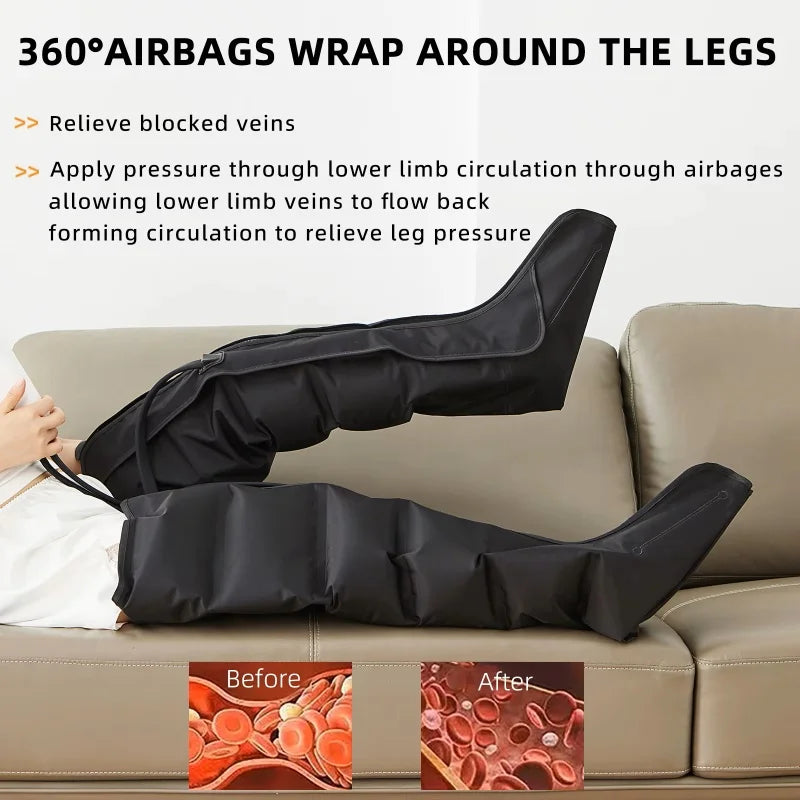 Masseur électrique à pression d'onde d'air de haute qualité, relaxant des  des jambes, favorise la Relaxation des jambes