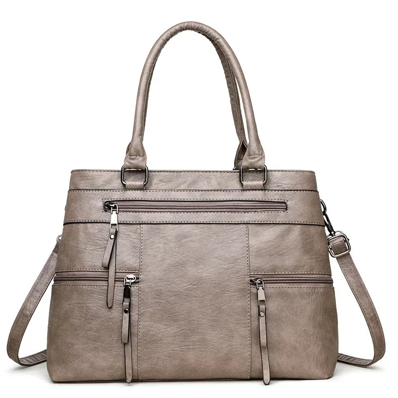 Sac à main élégant pour femme, sac à poignée supérieure en cuir de bonne qualité, sac à bandoulière