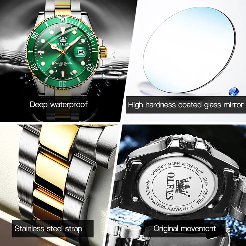 montre à quartz pour homme