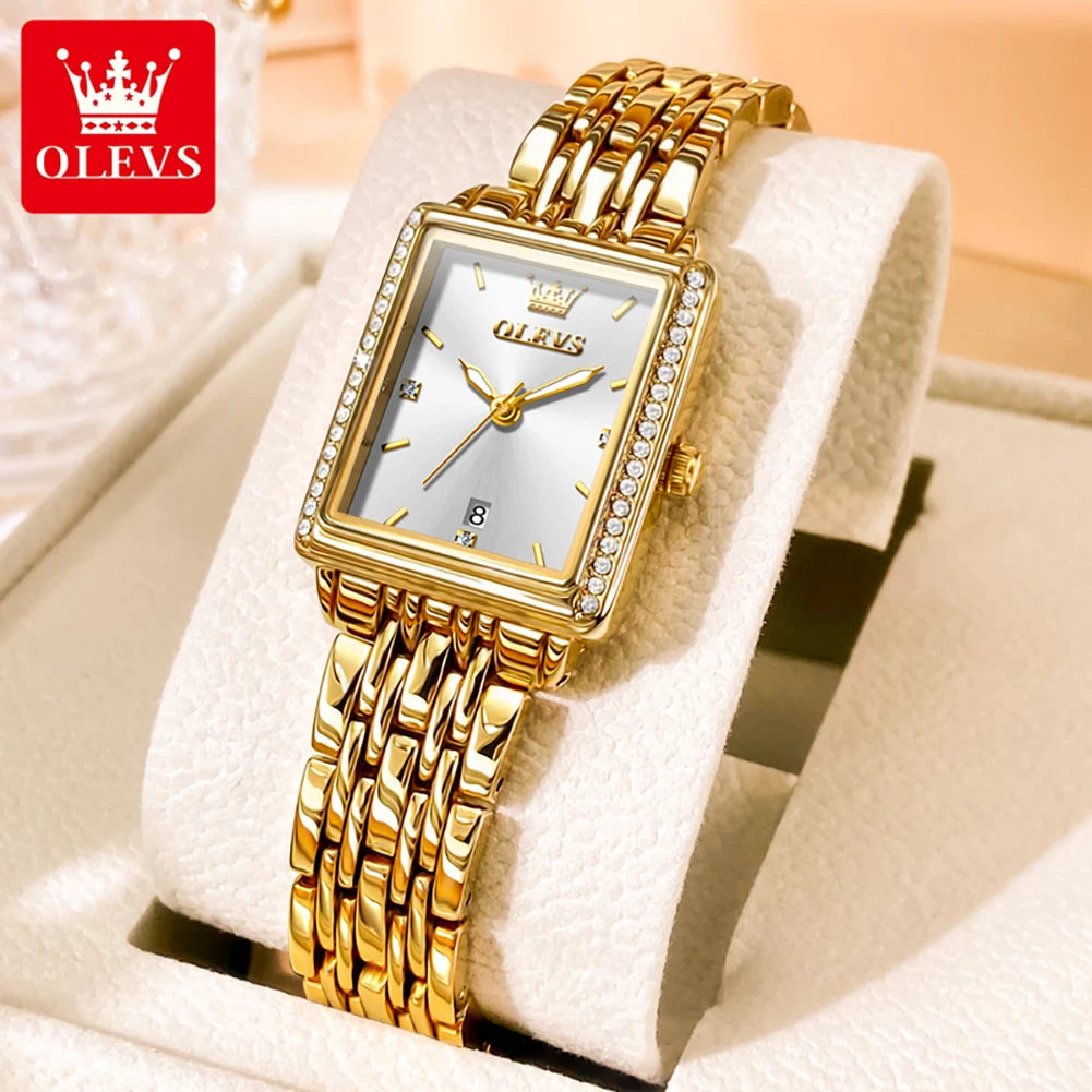 montre à quartz pour dame,  marque  de luxe,  étanche,
