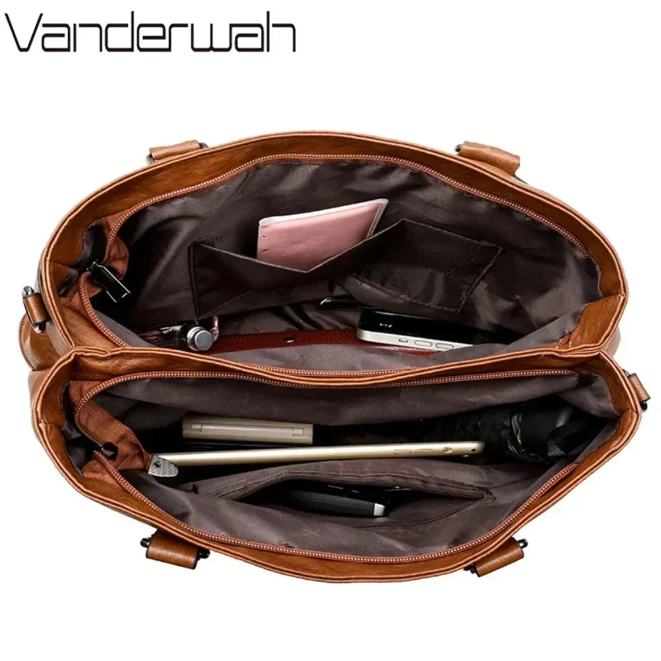Sac à main élégant pour femme, sac à poignée supérieure en cuir de bonne qualité, sac à bandoulière